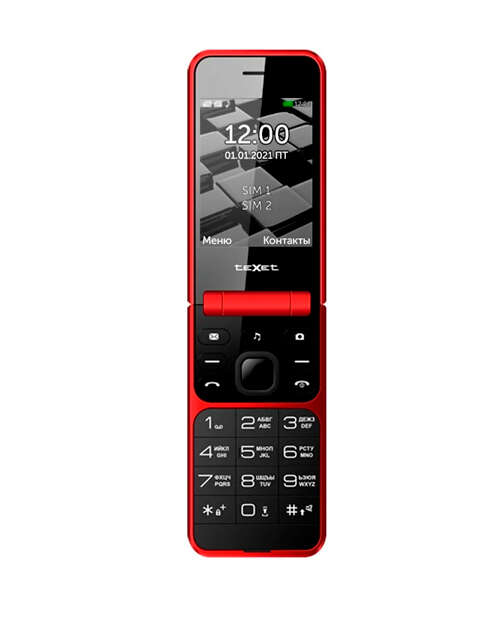Мобильный телефон teXet TM-405 цвет красный
