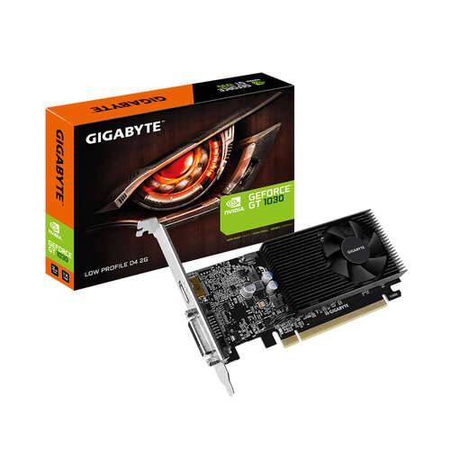 Видеокарта Gigabyte (GV-N1030D4-2GL) GT1030 Low Profile 2G DDR4-0