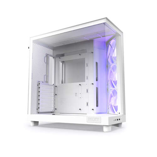 Компьютерный корпус NZXT H6 Flow RGB CC-H61FW-R1 White без Б/П-0