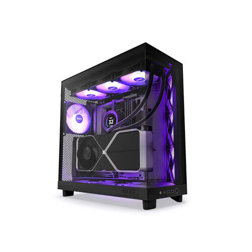 Компьютерный корпус NZXT H6 Flow RGB CC-H61FB-R1 Black без Б/П-0