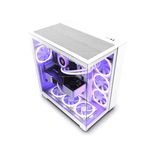 Компьютерный корпус NZXT H9 Flow CM-H91FW-01 White без Б/П