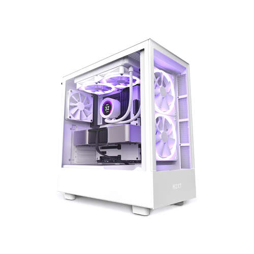 Компьютерный корпус NZXT H5 Elite CC-H51EW-01 White без Б/П-0