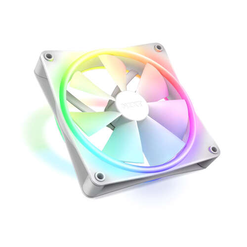 Кулер для компьютерного корпуса NZXT F140 RGB DUO RF-D14SF-W1 White-0