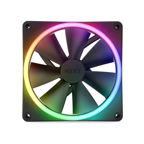 Кулер для компьютерного корпуса NZXT F140 RGB DUO RF-D14SF-B1 Black-0