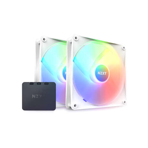 Комплект кулеров для компьютерного корпуса NZXT F140 RGB Core RF-C14DF-W1 White 2в1-0