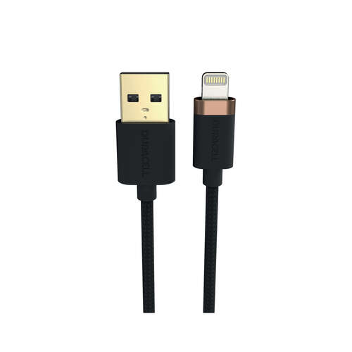 Интерфейсный кабель Duracell USB7012A USB-A to Lightning Черный-0