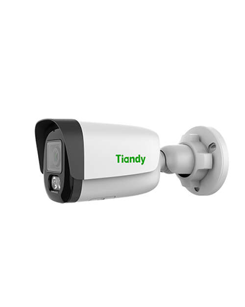 Tiandy 4Мп уличная цилиндрическая IP-камера 4мм, 2 Warm lights 15m, 512Гб слот SD, кнопка reset