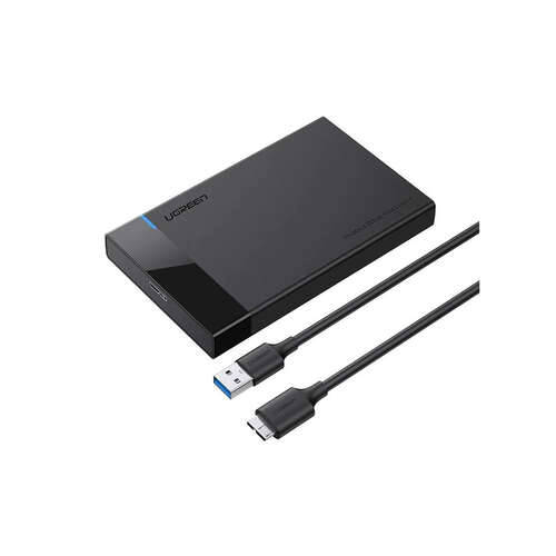 Кейс для подключения жестких дисков Ugreen US221/30848 USB3.0A на 2.5 SATA Черный-0