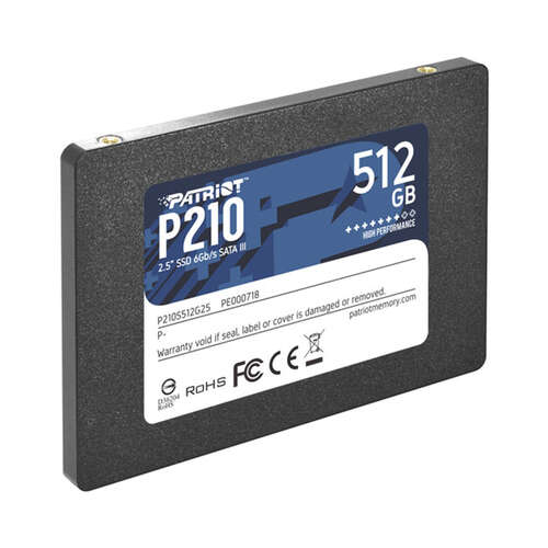 Твердотельный накопитель SSD Patriot P210 512GB SATA-0