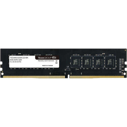 ОЗУ Team Group 8Gb/3200 DDR4 DIMM, CL22, TED48G3200C2201-0 ОЗУ Team Group 8Gb/3200 DDR4 DIMM, CL22, TED48G3200C2201-0