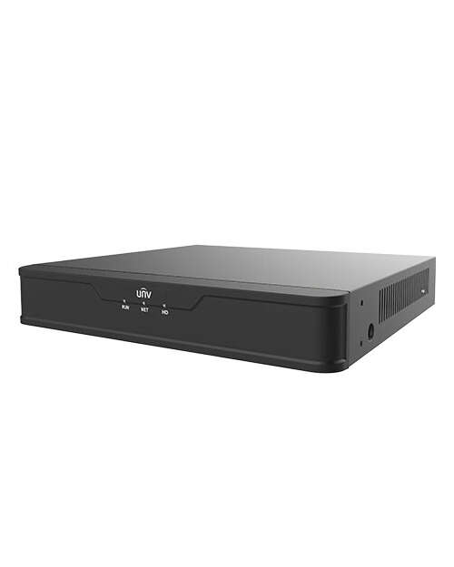 UNV NVR301-08S3-P8 Видеорегистратор IP 8-ми канальный с 8 POE портами. Видеовыходы HDMI/ VGA, Аудио-0
