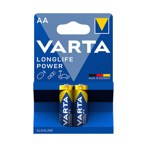 Батарейка VARTA Longlife Power Mignon 1.5V - LR6/AA 2 шт в блистере-0
