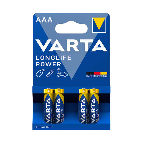 Батарейка VARTA Longlife Power Micro 1.5V - LR03/ AAA (4 шт)-0