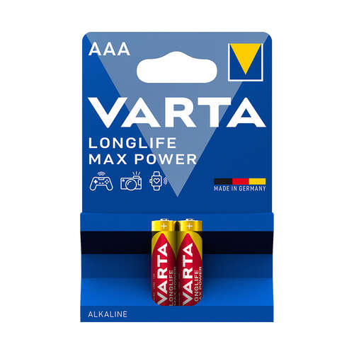 Батарейка VARTA Longlife Power Max Micro 1.5V - LR03/ AAA (2 шт)-0