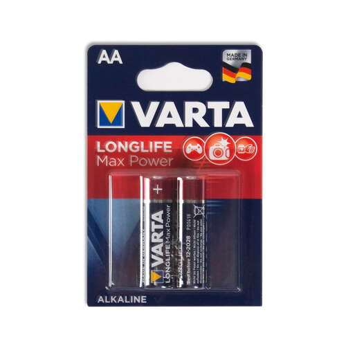 Батарейка VARTA Longlife Power Max Mignon 1.5V - LR6/AA 2 шт в блистере-0