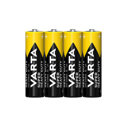 Батарейка VARTA Superlife (Super Heavy Duty) Mignon 1.5V - R6P/AA 4 шт в пленке-0