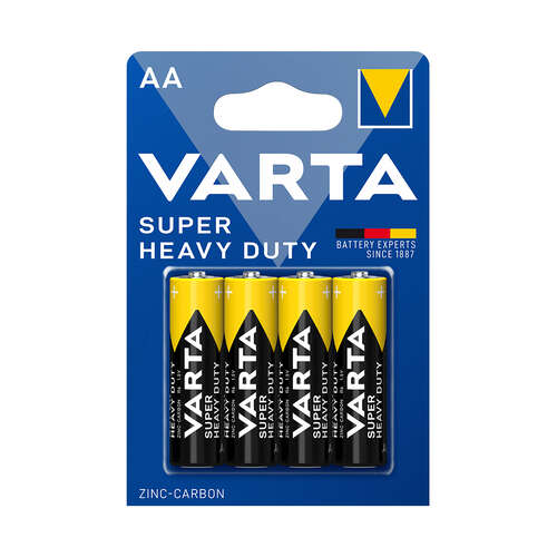 Батарейка VARTA Superlife Mignon 1.5V - R6P/AA 4 шт в блистере-0