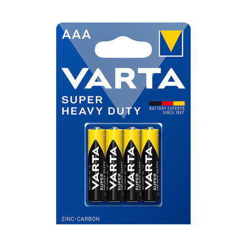 Батарейка VARTA Superlife (Super Heavy Duty) Micro 1.5V - R03P/AAA 4 шт. в блистере-0