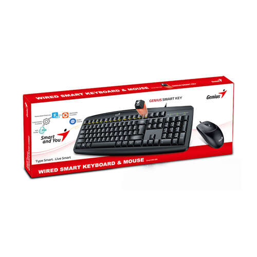 Комплект Клавиатура + Мышь Genius Smart KM-200-0