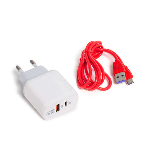 Универсальное зарядное устройство LDNIO A2421C 22.5W USB, USB Type-C Белый-0