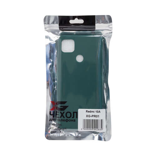 Чехол для телефона XG XG-PR01 для Redmi 10A TPU Зелёный-0