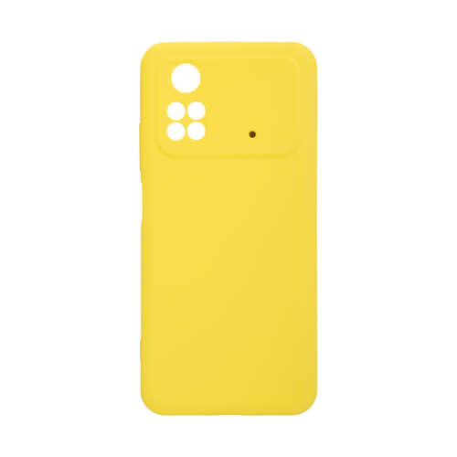 Чехол для телефона XG XG-HS131 для POCO M4 Pro Силиконовый Жёлтый-0