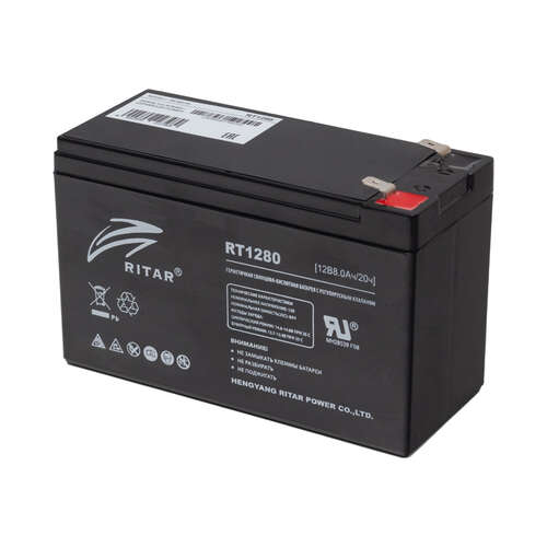 Аккумуляторная батарея Ritar RT1280 12В 8 Ач-0