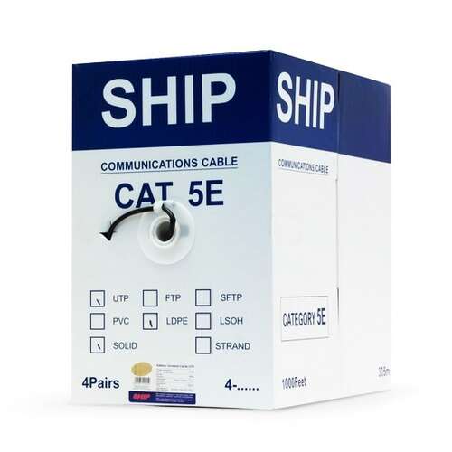 Кабель сетевой SHIP D106-VS Cat.5e UTP 30В PE-0
