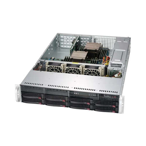 Серверное шасси Supermicro CSE-825TQC-R802LPB-0