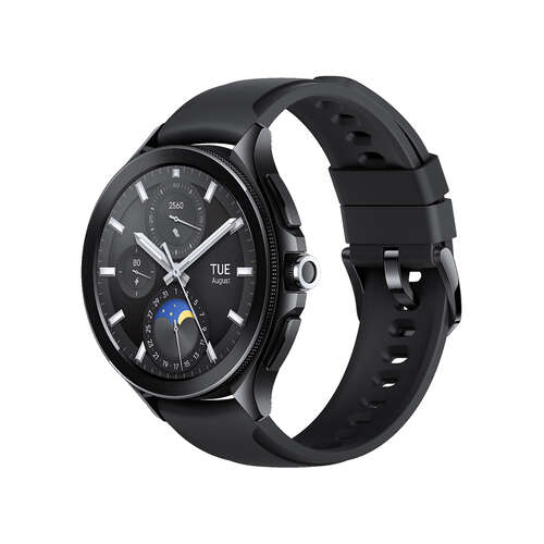Смарт часы Xiaomi Watch 2 Pro-Bluetooth Black Case with Black Fluororubber Strap-0