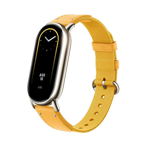 Сменный плетёный браслет для Xiaomi Smart Band 8 Yellow-0