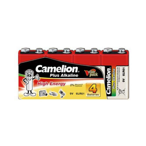 Батарейка CAMELION Plus Alkaline 6LR61-SP4-0