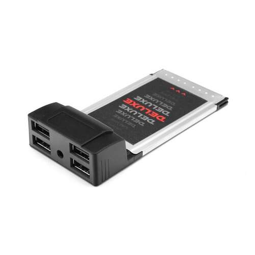 Адаптер Deluxe DLA-UH4 PCMCI Cardbus на USB HUB 4 Порта-0