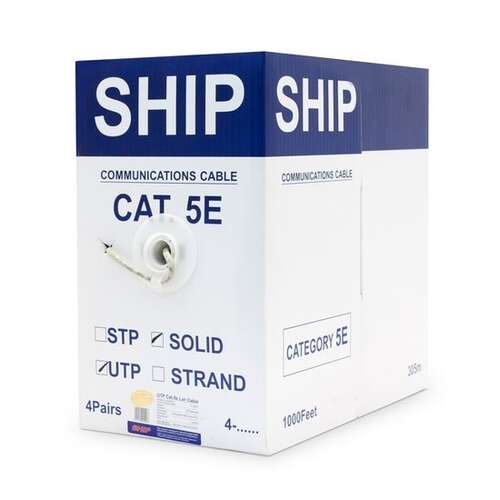 Кабель сетевой SHIP D135-P Cat.5e UTP 30В PVC-0
