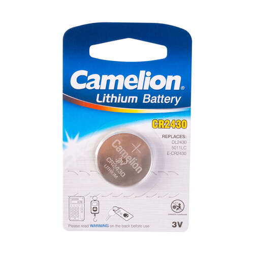 Батарейка CAMELION Lithium CR2430-BP1-0
