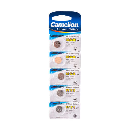 Батарейка CAMELION Lithium CR1216-BP5 5 шт. в блистере-0