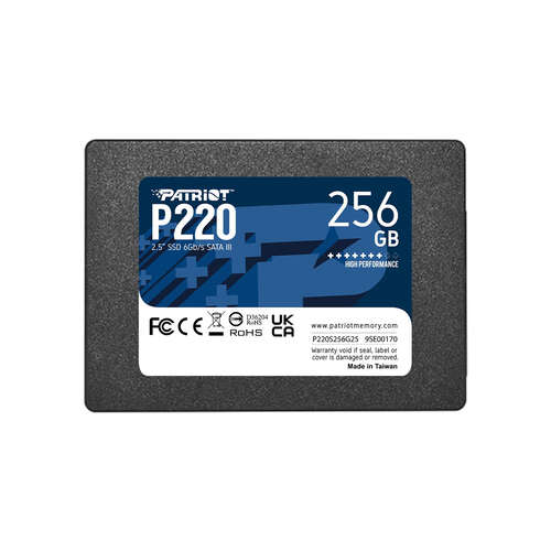 Твердотельный накопитель SSD Patriot P220 256GB SATA III-0