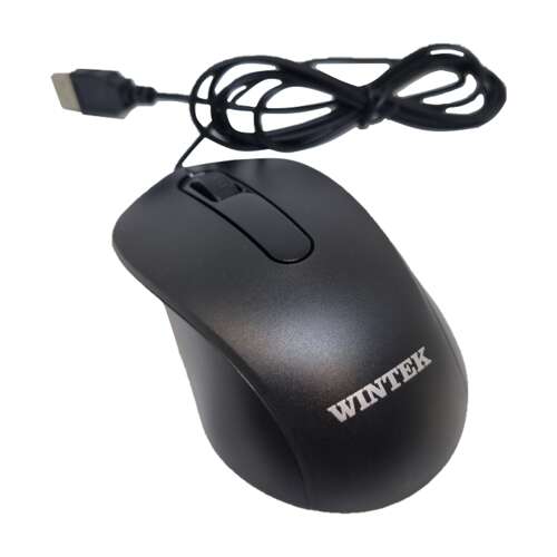 Мышь Wintek WS-MS-939, USB, 1000 dpi, 1.5 м, чёрная-0