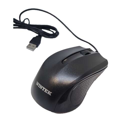 Мышь Wintek WS-MS-926, USB, 1000 dpi, 1.5 м, чёрная-0