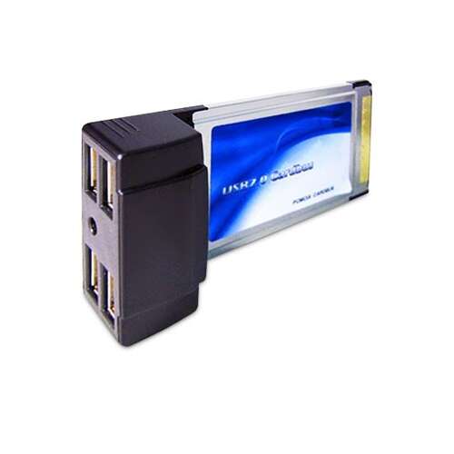 Адаптер PCMCI Cardbus на USB HUB 4 Порта