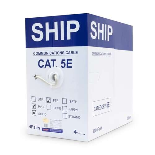 Кабель сетевой SHIP D145-P Cat.5e FTP 30В PVC-0