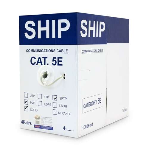 Кабель сетевой SHIP D155-P Cat.5e SF/UTP 30В PVC-0