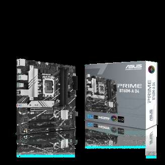 Сист.плата ASUS PRIME B760M-A WIFI, B760, 1700, 4xDIMM DDR5, 3xPCI-E x16, 2xM.2, SATA, DP, 2xHDMI, WIFI6, BOX