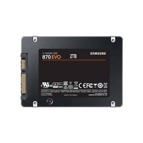 Твердотельный накопитель SSD Samsung 870 EVO 2000 ГБ SATA 2.5"