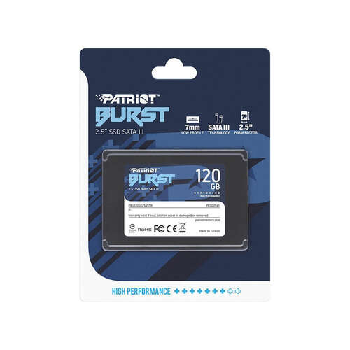 Твердотельный накопитель SSD Patriot Memory BURST ELITE PBE120GS25SSDR 120GB SATA3 2,5