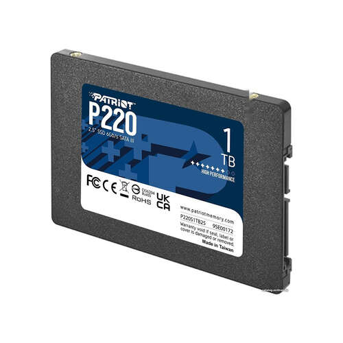 Твердотельный накопитель SSD Patriot P220 1TB SATA III-0