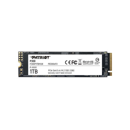 Твердотельный накопитель SSD Patriot P300 1TB M.2 NVMe PCIe 3.0x4-0