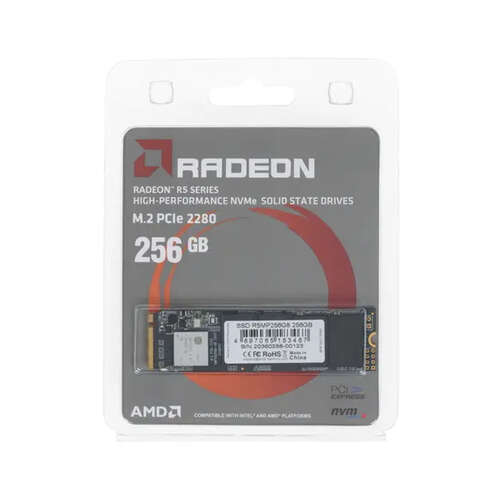 Твердотельный накопитель SSD AMD Radeon R5MP256G8 256GB M.2 NVMe PCIe 3.0x4-0