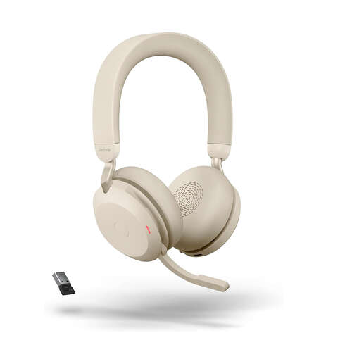 Гарнитура Jabra Evolve2 75 Link380a MS Stereo Beige USB-A-0