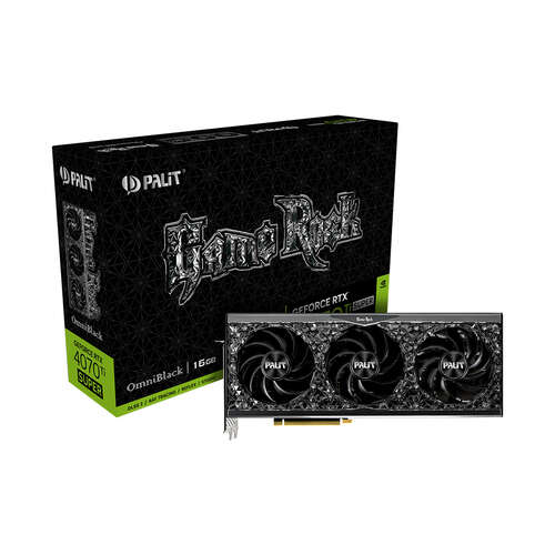 Видеокарта PALIT RTX4070Ti SUPER GAMEROCK OMNIBLACK 16GB (NED47TS019T2-1020Q)-0